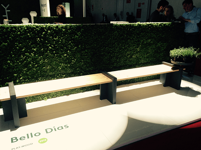 Play Wood Outdoor Bench by Serralunga Furniture Chairs